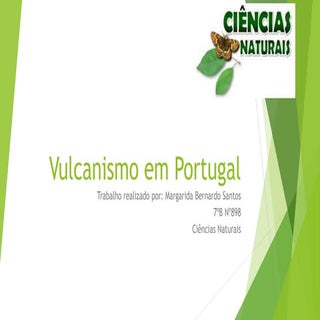 Vulcanismo em Portugal 