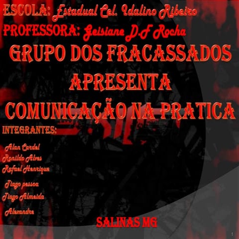 Trabalho de comunicação na pratica