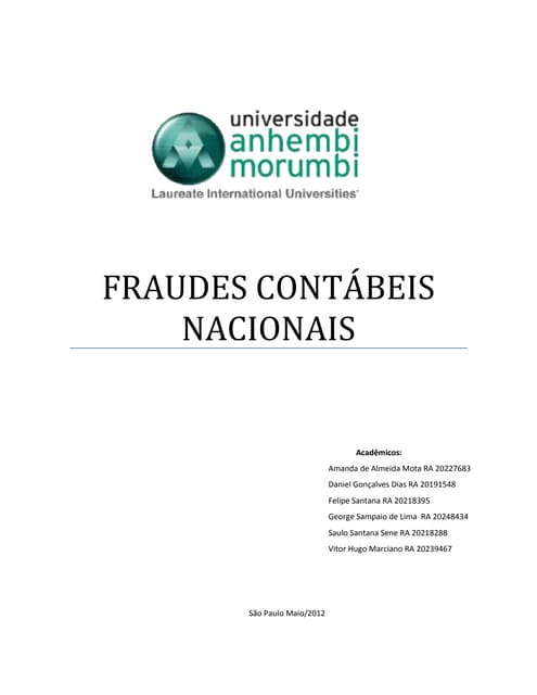 Trabalho de contabilidade final