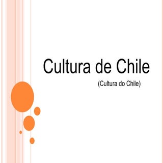 Cultura Chilena 