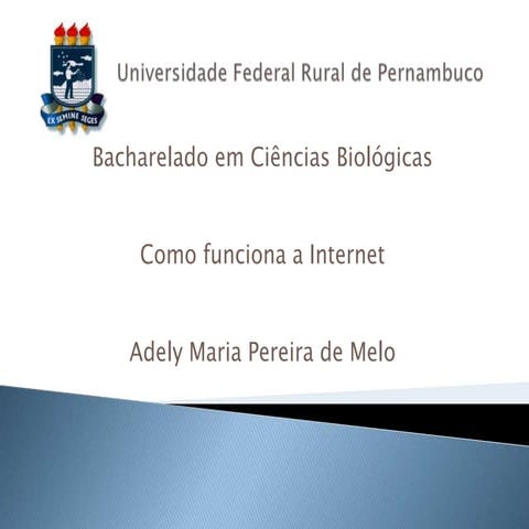 Como funciona a internet | PPT