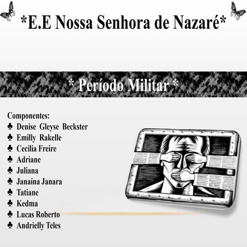 O Período Militar - Geografia