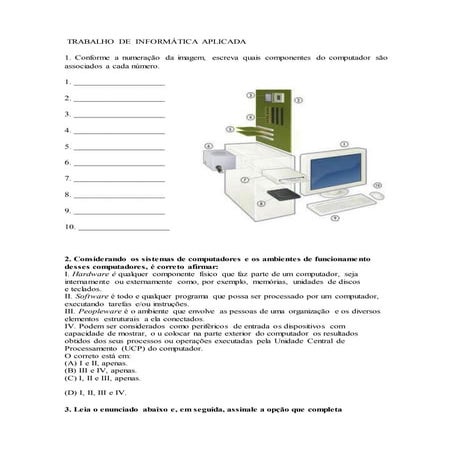 Trabalho de  informática aplicada