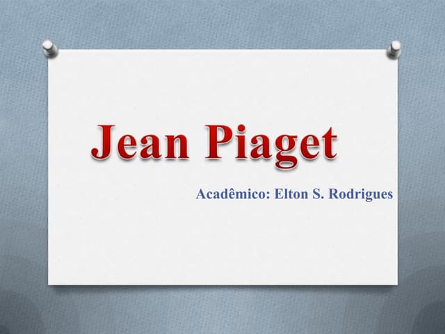 Jean Piaget