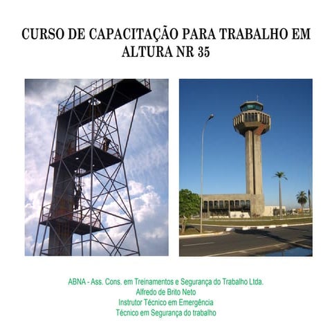Trabalho em altura   NR-35. 