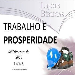 Trabalho e prosperidade