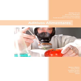 Trabalho escrito aditivos alimentares
