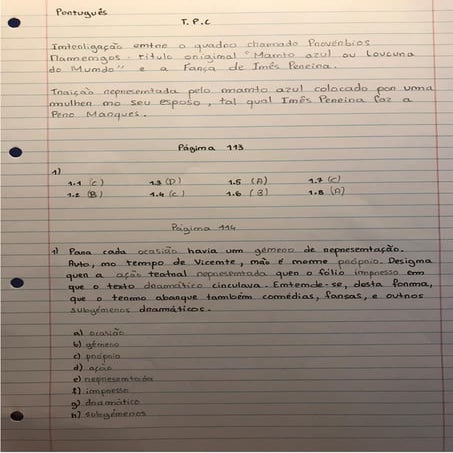 Trabalho farsa de inês pereira  