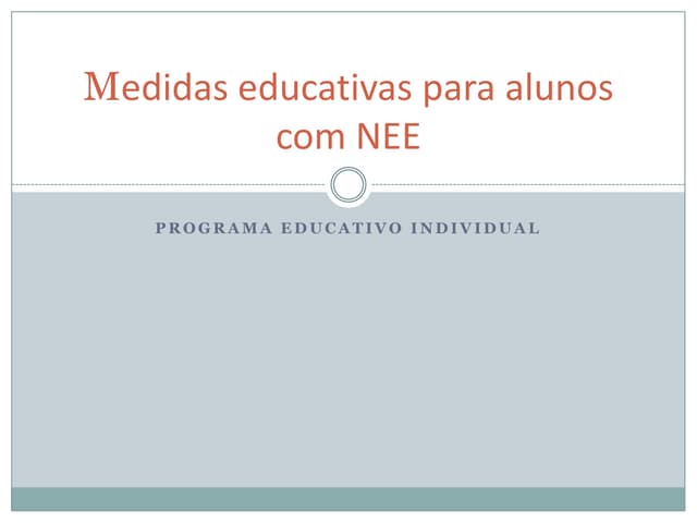 Trabalho final   medidas educativas...