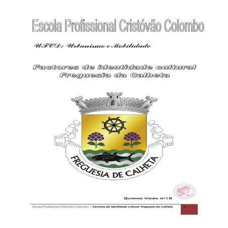 Trabalho Freguesia Calheta