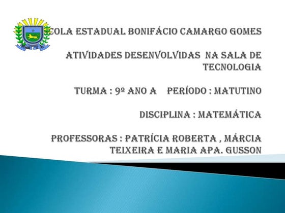 Trabalho patricia eproinfo