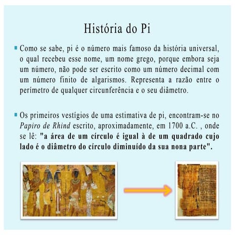 História do número PI | PPTX