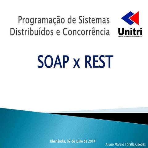 SOAP x REST (PSDC Unitri)