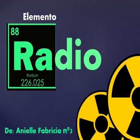 ELEMENTO RÁDIO | PPTX