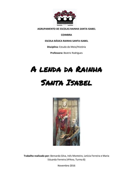 Trabalho rainha santa_grupo5