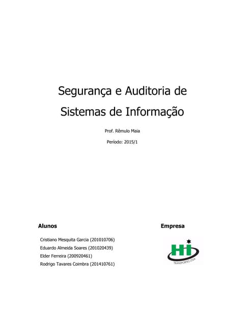 Trabalho SASI