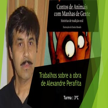 Trabalhos sobre a obra de alexandre perafita