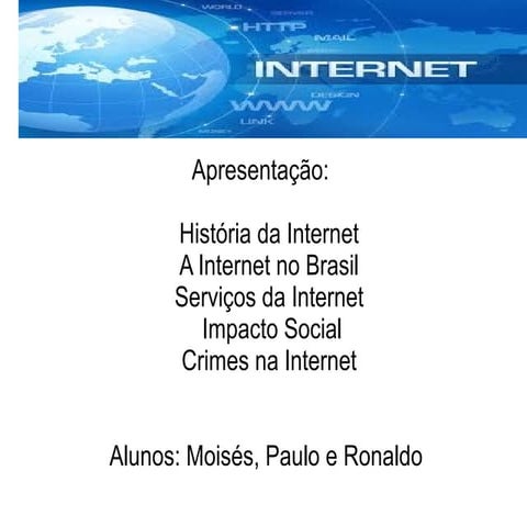 História da Internet | ODP