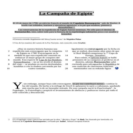 Traballo de egipto 2