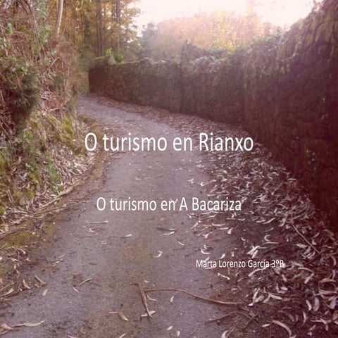 O turismo en A Bacariza. Marta 3ºB
