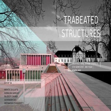 Trabeated structures 