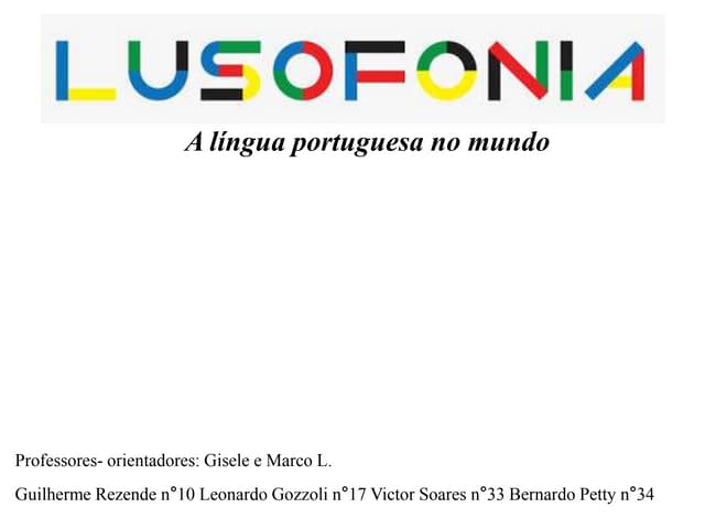Lusofonia 