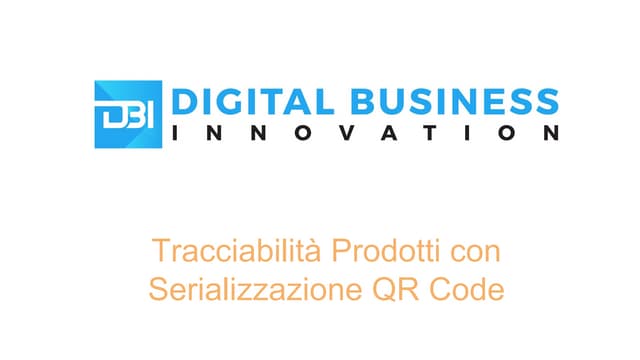 Tracciabilità Digitale Prodotti