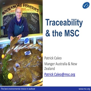 Traceability & the MSC