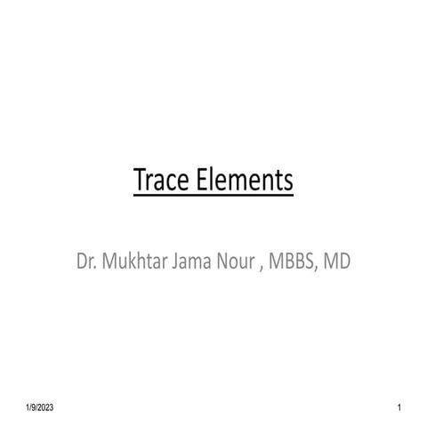 Trace Elements.ppt