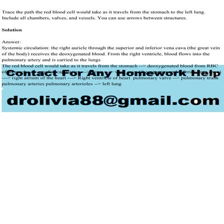 Trace the path the red blood cell would take as it travels from the .pdf