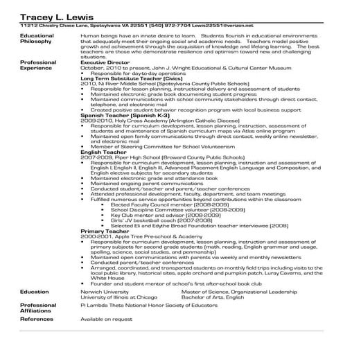 Professional Resume