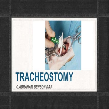 Tracheostomy