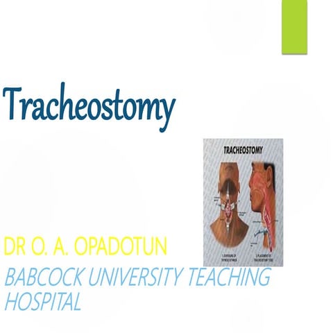 Tracheostomy