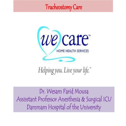 Tracheostomy care 