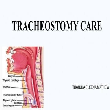 Tracheostomy care