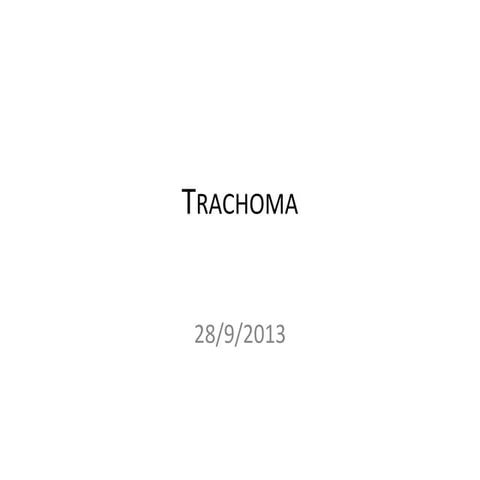 Trachoma