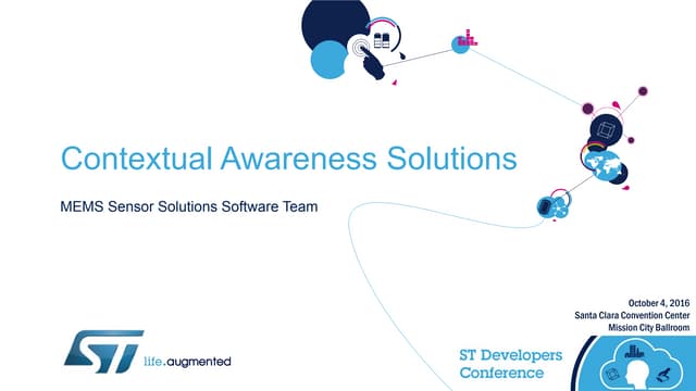 Track 1   session 1 - st dev con 2016 - contextual awareness