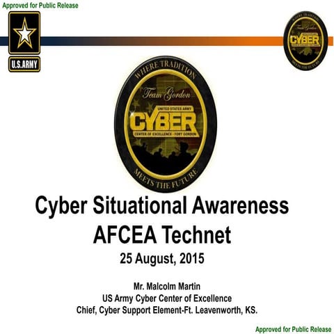 Cyber Situational Awareness: TechNet Augusta 2015
