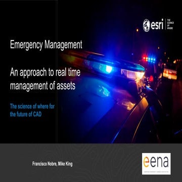 EENA2019: Track2 session2 _Emergency Management : an approach to real time ma...