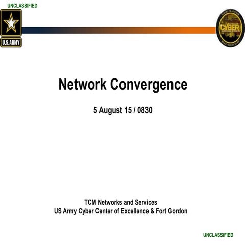 Network Convergence: TechNet Augusta 2015