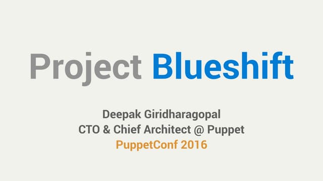 PuppetConf 2016:  Docker, Mesos, Kubernetes and...Puppet? Don't Panic! – Deep...