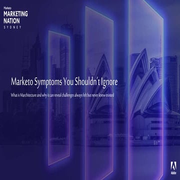 Marketo Symptoms you shouldn't ignore 