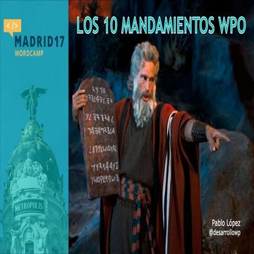 Los 10 mandamientos del WPO