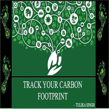 Track your carbon footprint 