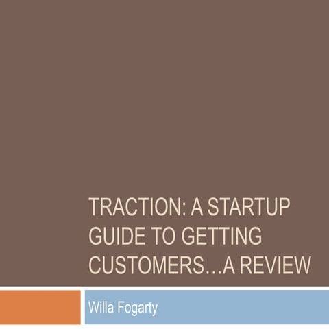 Traction review -willa fogarty