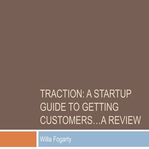 Traction review -willa fogarty