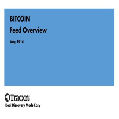 Bitcoin Startup Landscape - Q2 2014