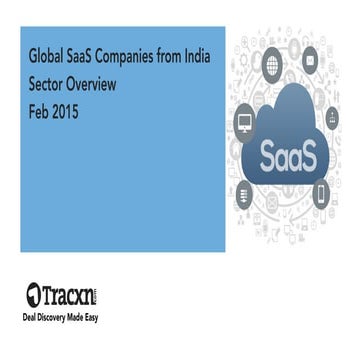 Tracxn Global SaaS from India Startup Landscape - Feb 2015