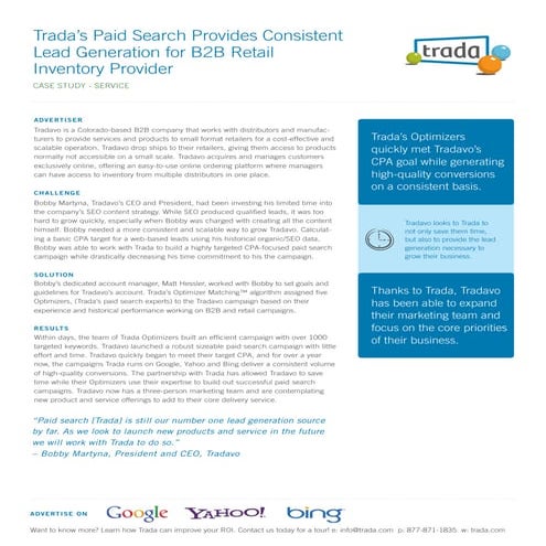 Trada Case Study-Tradavo