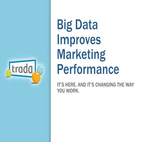 [WEBINAR] Big Data Improves Marketing Performance